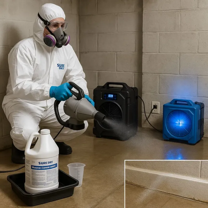 Sanitization and Odor Removal process in Snyder County, PA